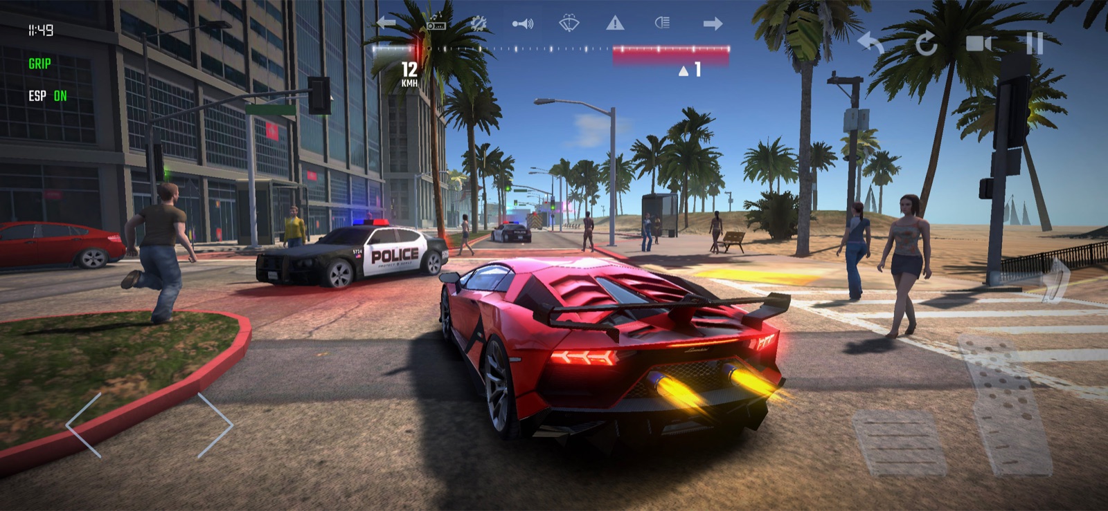 Ultimate Car Driving Simulator — street chase gameplay